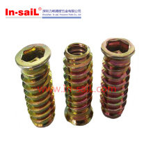 Steel Zinc Plating Threaded Nut Insert Wood China OEM Manufacturer